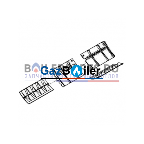 Турбулизатор GE615 12-15 секций G615/GE615 / G/GE615 10 Bosch/Buderus/Junkers 8718584430