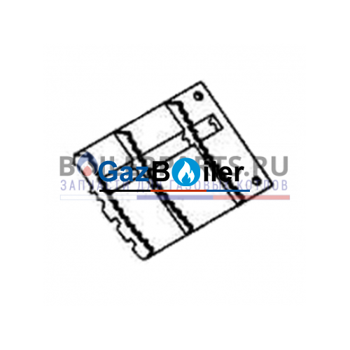 Турбулизатор нижний T2 G615/GE615 / G/GE615 16 Bosch/Buderus/Junkers 8718584434