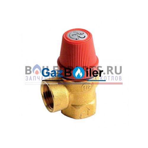 Клапан сбросной 1/2" 3 бара для котлов Ferroli 39817280