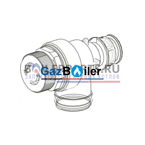 Предохранительный клапан, пластиковый GB102S / KSBR 16/30 Bosch/Buderus/Junkers 8716117369