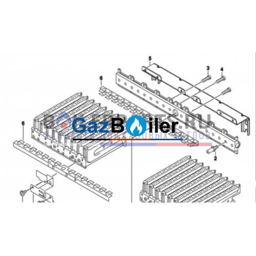 Распределитель теплового потока ZSC/ZWC 24-3MFA Bosch/Buderus 87113043060