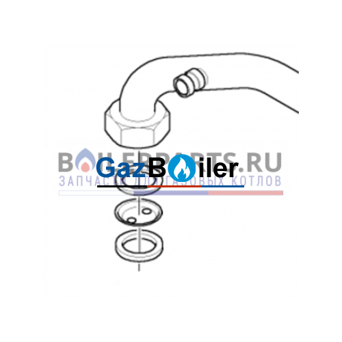 Предварительное сопло (2 x 4,50) VUW 322/3-5 Vaillant 0020012784