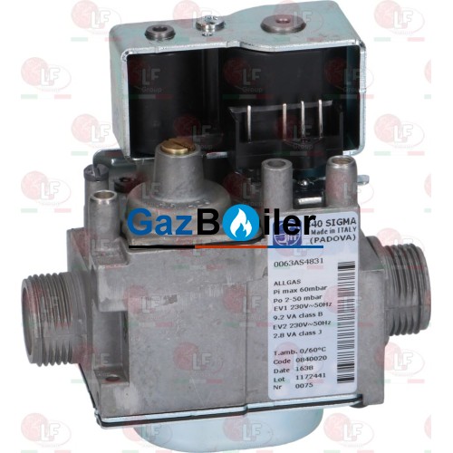 Комбинированный газовый клапан Sigma 840 с линией подачи FNG10/G57 Bosch/Buderus 8750058