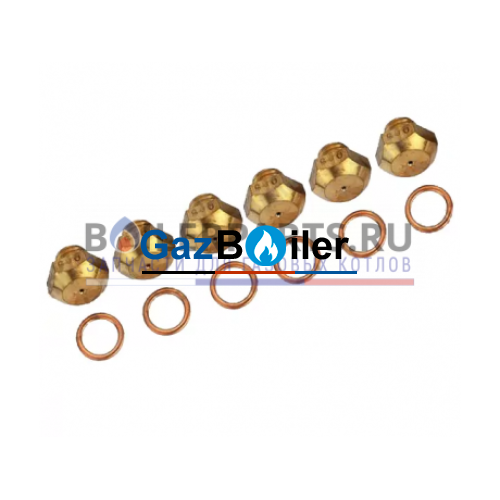 Комплект сопел (6 штук - D 0,85) Vaillant 200136