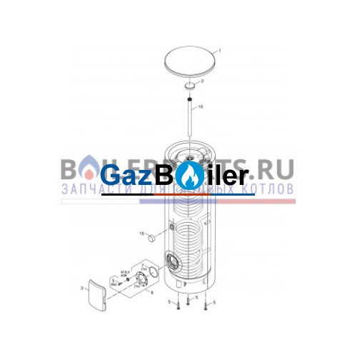 Комплект дополнительной термоизоляции SM400 / SF750/3-80 Bosch/Buderus/Junkers 87182230600