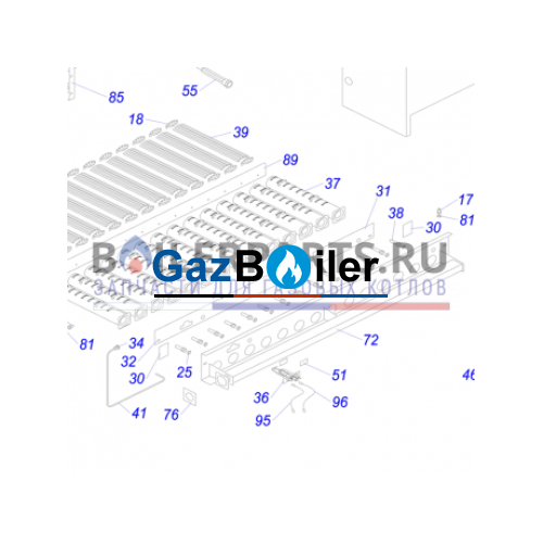 Изоляция (8 секций) STANDART KLO 65, 85, 100, 130, 150 Protherm 0020044666