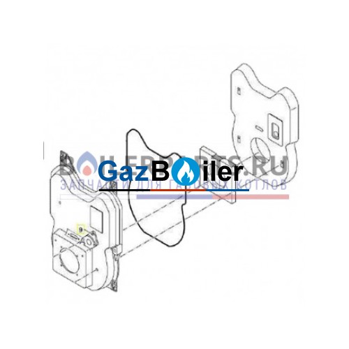 Теплоизоляция дверцы горелки G215 VM