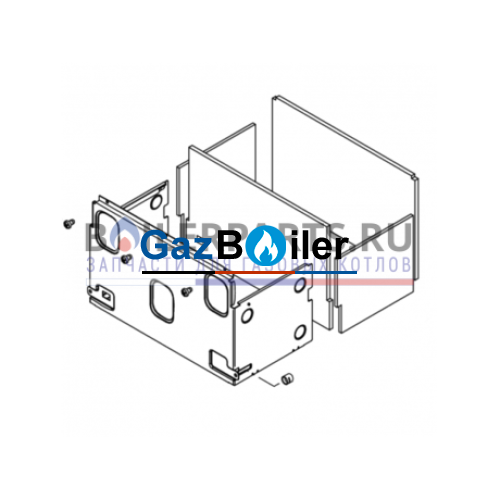 Корпус камеры сгорания ZSC 35-3MFA / ZWC 35-3MFA Bosch/Buderus/Junkers 87160109840