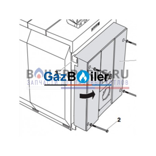 Термоизоляция двери котла S735/SK645/SK745/SK655/SK755