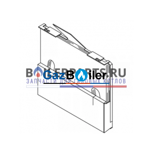Задняя теплоизоляционная панель G234X 7 (новый 8718585268)  BUDERUS 63002788