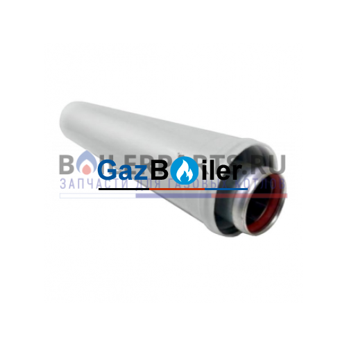 Труба Viessmann LAS - удлинитель L=500 60/100 (укорачиваемая) 7194842