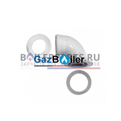 Коаксиальный отвод 90°, диаметр 60/100 мм BAXI 71410141