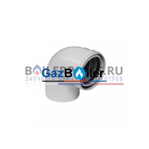 Отвод 90гр. для труб с изоляцией D80мм BAXI 71410511