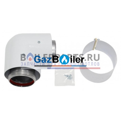 Отвод 87° Vaillant для труб 80/125 PP 303210