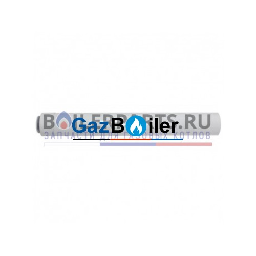 Удлинительный участок трубы по фасаду длиной 1,0 м 80/125 мм PP Vaillant 303233