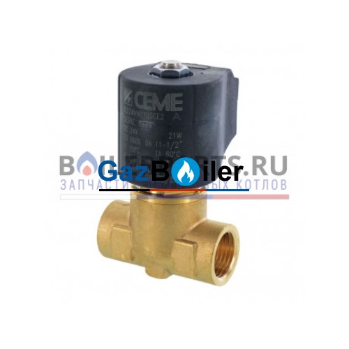 Электромагнитный клапан Ceme 8324 1/2" VITON VN011S G57 TYPE 788 AC 230V 50Hz 19VA CLASSE H ED 100% TF 150C TA