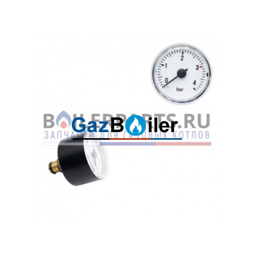 Манометр 0-4 бар для котлов Ferroli 39809750 G