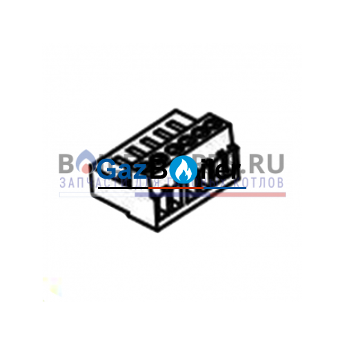 Коннектор PA256/7.62/6POLI HO Protherm 0020044705