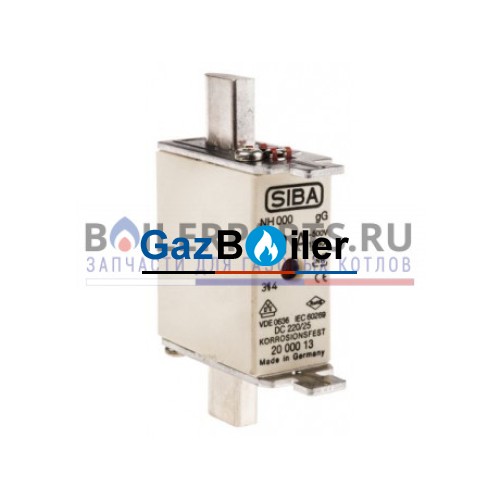 Вставка предохранитель Siba NH000 gL/gG 2000013