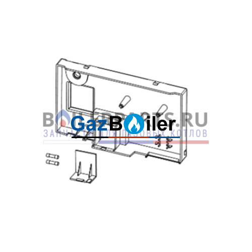 Крышка блока управления WBN6000_GAZ 2500F Bosch/Buderus/Junkers 87186441250