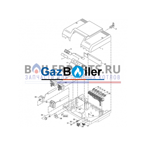 Система управления R2112 S01 котла S121 Bosch/Buderus/Junkers 8718587395