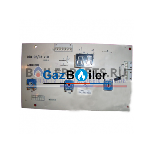 Плата индикации большая Zoom Boiler Master AA10040105 HMDQK718005037 DTM-C2/C4 V1.0 7.820.5670