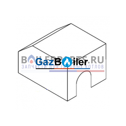 Кожух для "полутурбо" (верхний) белый PT 20-50 Protherm 0020044905