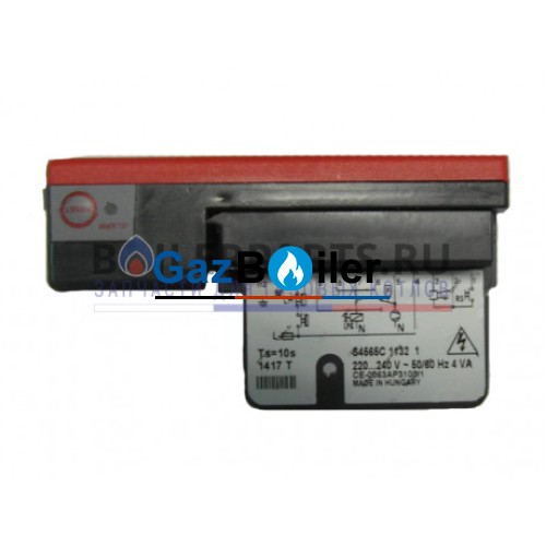 Топочный автомат GU1 (контроллер) HONEYWELL S4565C 1132 для Viessmann 7820205