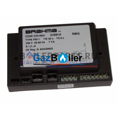 Плата УПРАВЛЕНИЯ Brahma FM11 (TW 30s TS 8s) RMG 70-100 к котлу Sime Rx-55