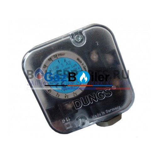 Реле давления воздуха DUNGS (маностат, прессостат LGW) SUN M3 - M70 Ferroli (39814420)