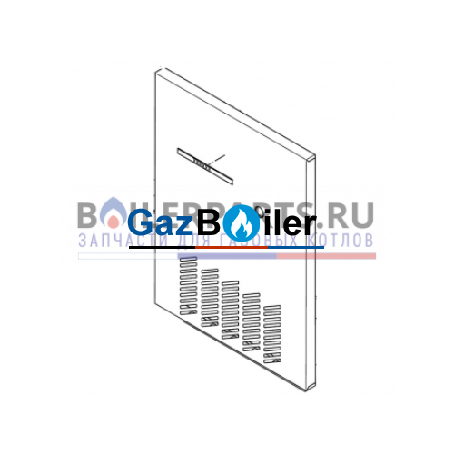 Панель передняя G234WS-50/55 кВт 6 секций MEE Bosch/Buderus 8738127476