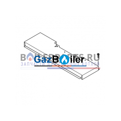 Панель верхняя передняя G234 WS 50-55 кВт 6 секций MEE Bosch/Buderus 8738127477