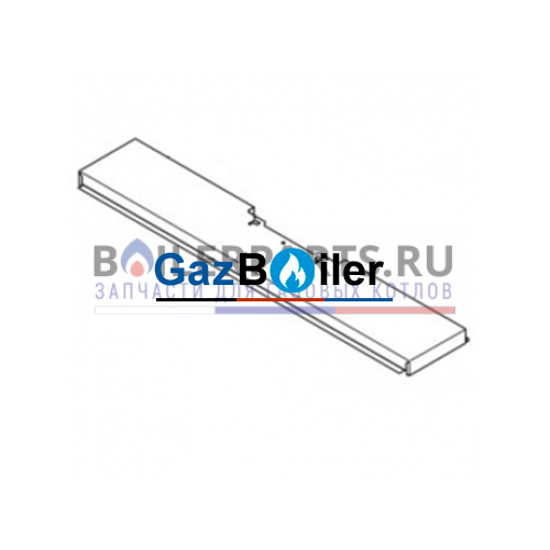 Панель верхняя передняя G334-94 кВт 10 секций Bosch/Buderus 8738127485