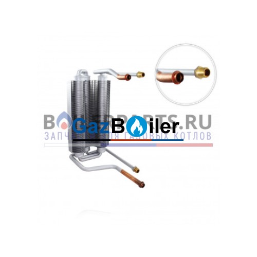 Теплообменник Ferroli Domicompact, Domina, Domitop, Ferella Gold Mel 30 кВт (длинные трубки) 39811450