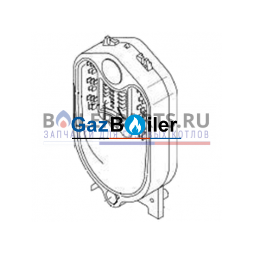 Секция котла G215/225 (задняя) Bosch/Buderus (старый 87185722200) 8718585003