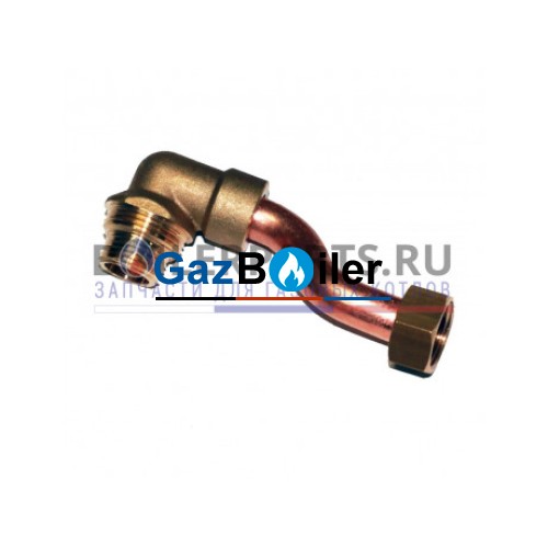 Патрубок выхода воды ГВС из 2-го теплообменника BAXI 5683630