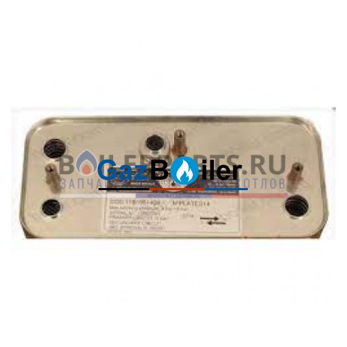 ТЕПЛООБМЕННИК ГВС SOLEDO - SIME FORMAT.ZIP BF/TS 25/30 KW, FORMAT DEWY.ZIP -14 ПЛ. - 6281525 G