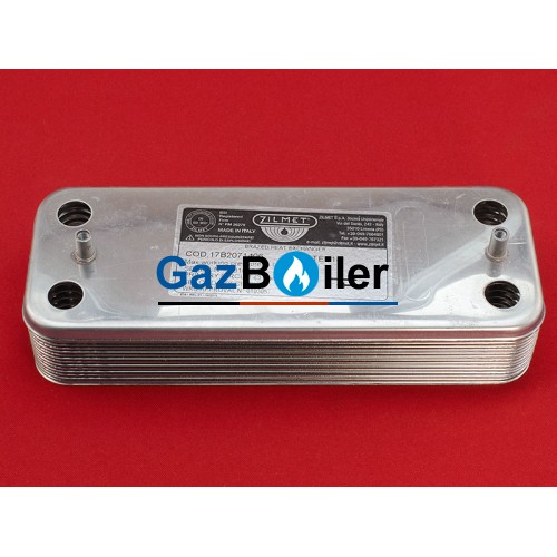 Теплообменник Baxi Westen вторичный на ГВС Zilmet 17B2072000 20 пластин. Весь модельный ряд