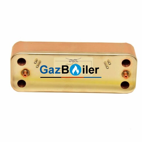 Теплообменник вторичный 20 пластин для котлов Baxi 711613200 G