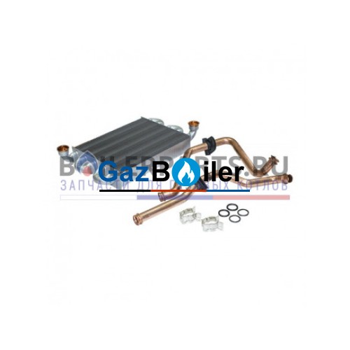 Основной теплообменник Ariston, с трубками  Egis Plus 24 FF, Matis 24 FF 65113396