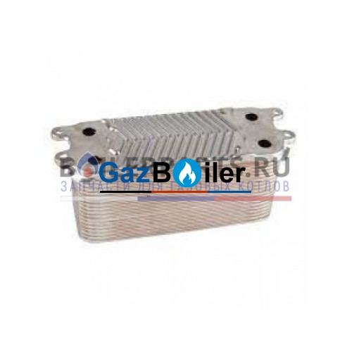 Пластинчатый теплообменник котлов Vaillant 32-36 кВт на 40 пластин 0020025000 G