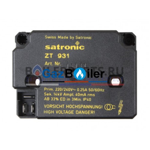 Трансформатор поджига Honeywell ZT 931, 13131