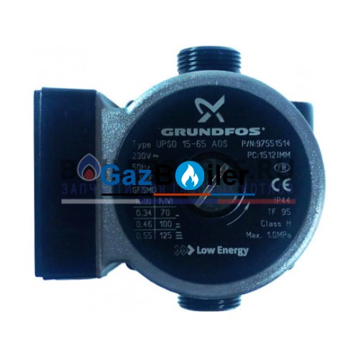 Циркуляционный насос UPSO 15-65 AOS Low Energy 7mca GRUNDFOS VICTRIX ZEUS 27 (1.039415) 1.029646