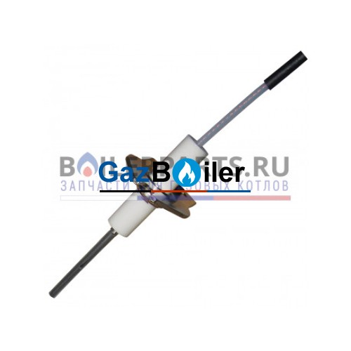 Электрод контроля пламени (с кабелем) для котлов Bosch, Buderus  63029124