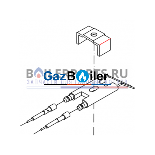 Подпорная шайба с блоком электродов GZ 4.2 (95.32046-4003) Buderus 7747209649